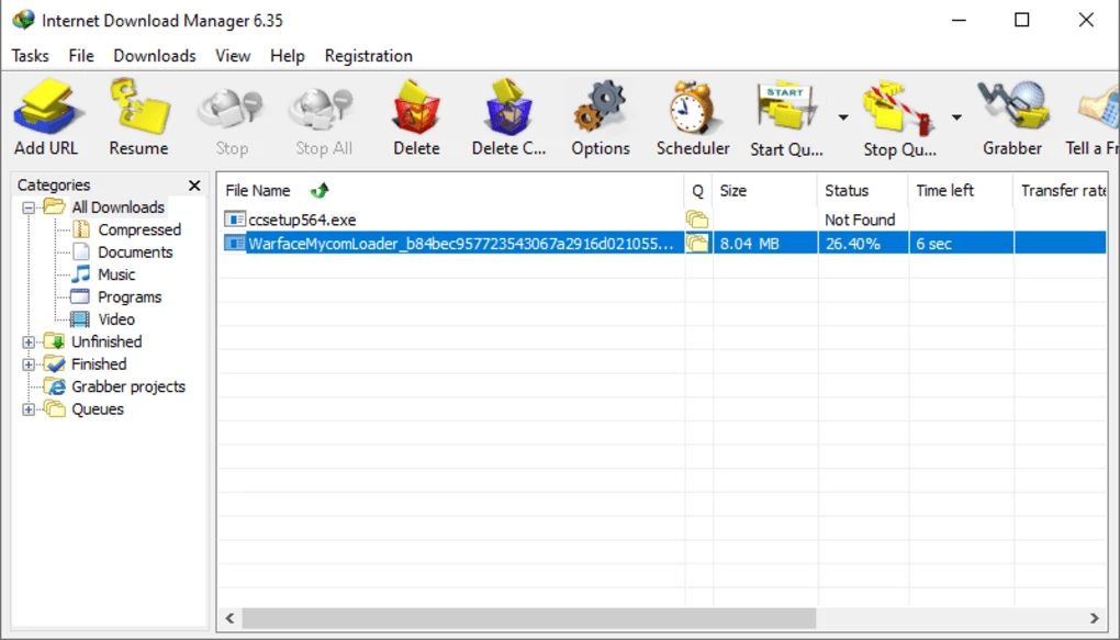 Internet Download Manager — 스크린샷 7